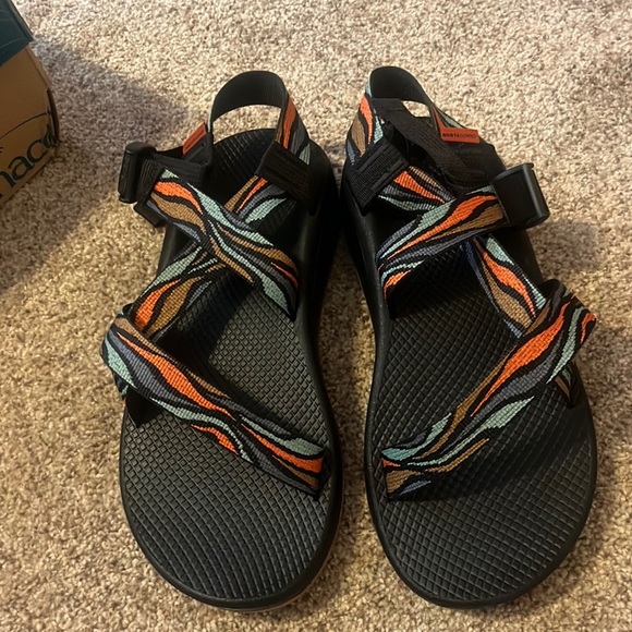 Chaco Mens ZCloud Sandal Gush Rust size 10 NWT - Picture 2 of 7